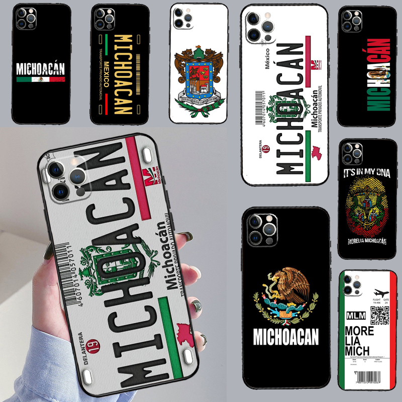 Realme C67 - Michoacan License Plate Embroidery Case For