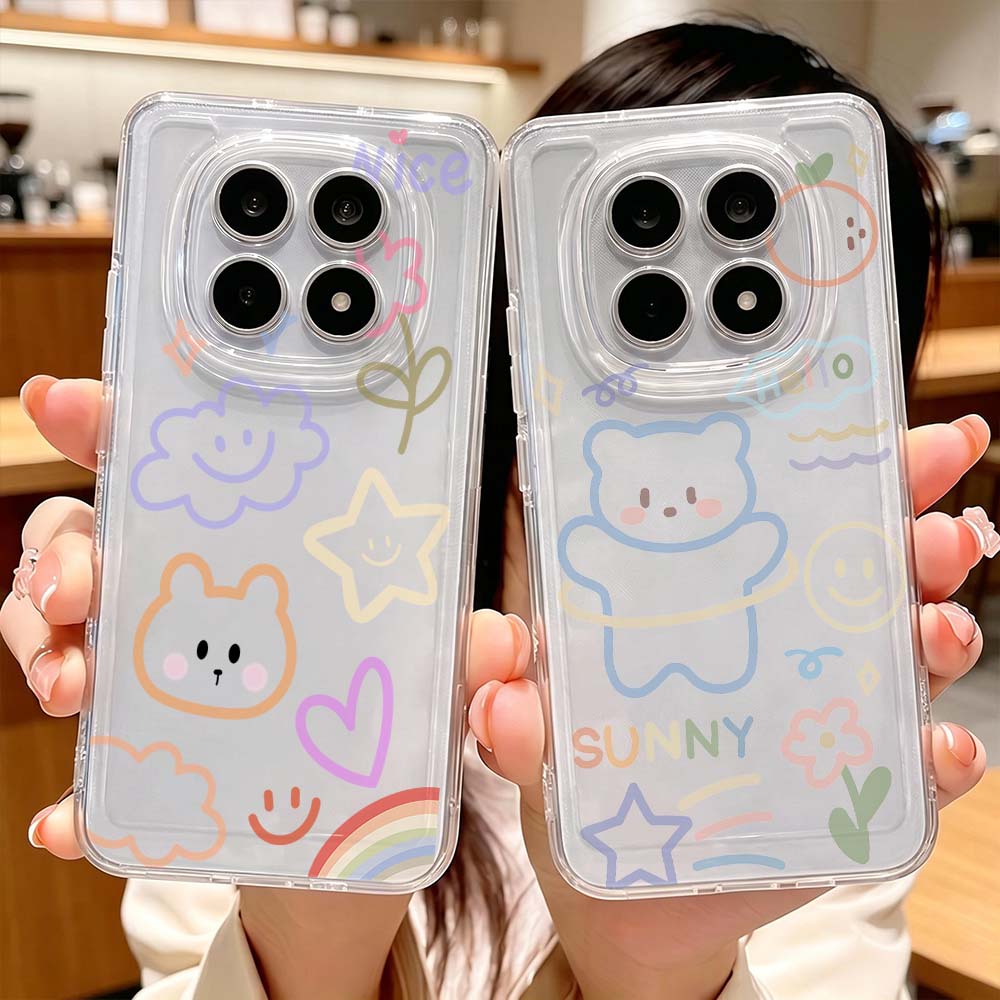 Art Cloud Smile Phone Case For - đánh giá và giá Xiaomi Poco X6