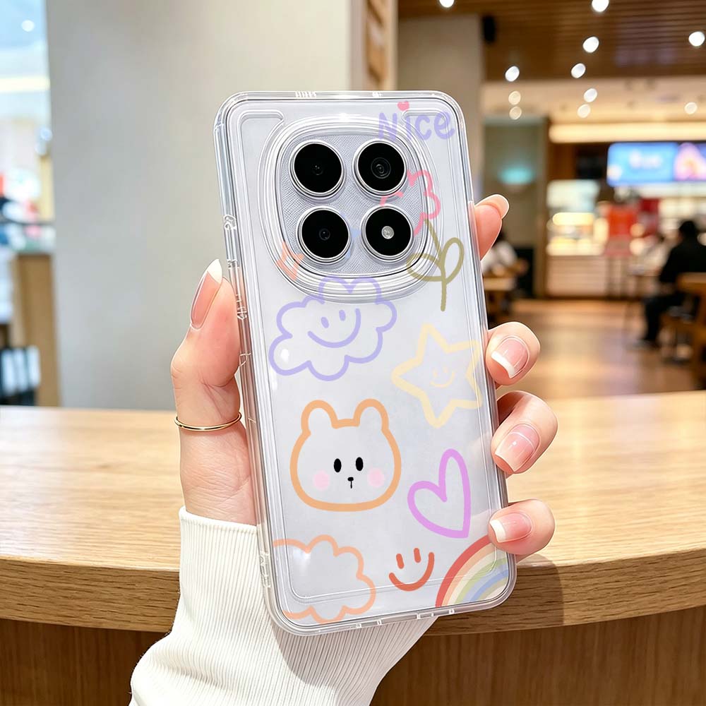 Art Cloud Smile Phone Case For - đánh giá và giá Xiaomi Poco X6