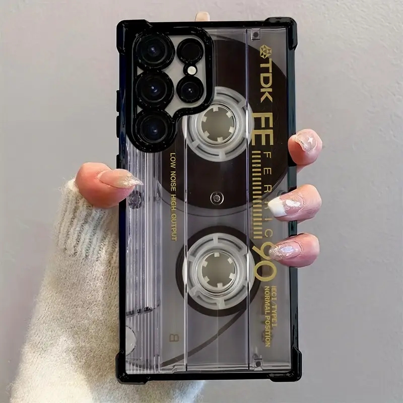 Retro Cassette Pattern Plating - đánh giá và giá Samsung Galaxy A55