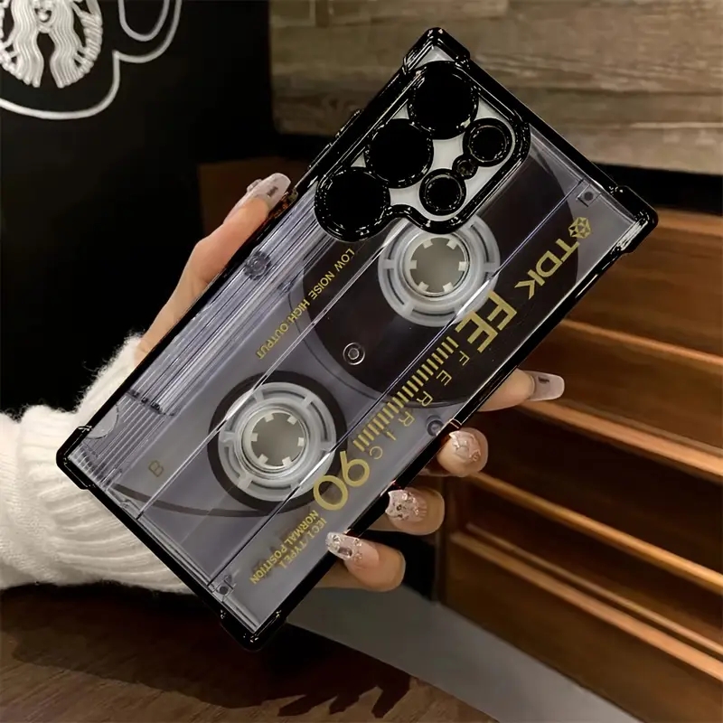 Retro Cassette Pattern Plating - đánh giá và giá Samsung Galaxy A55